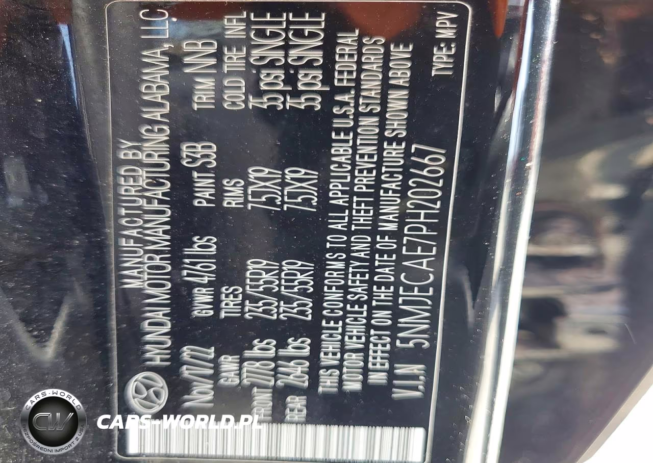 2023 Hyundai Tucson Limited VIN:5NMJECAE7PH202667 - 13