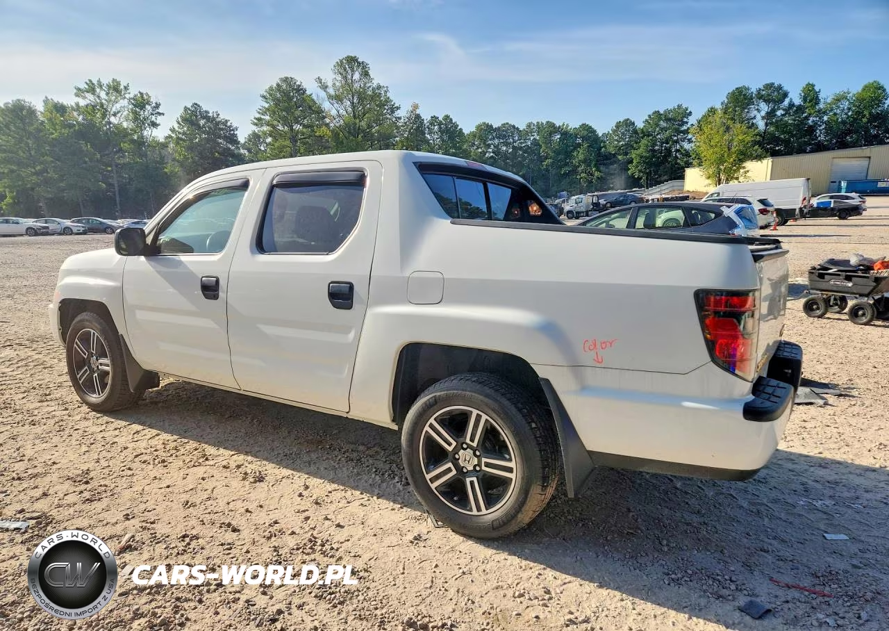 2014 Honda Ridgeline Sport VIN:5FPYK1F72EB012514 - 2