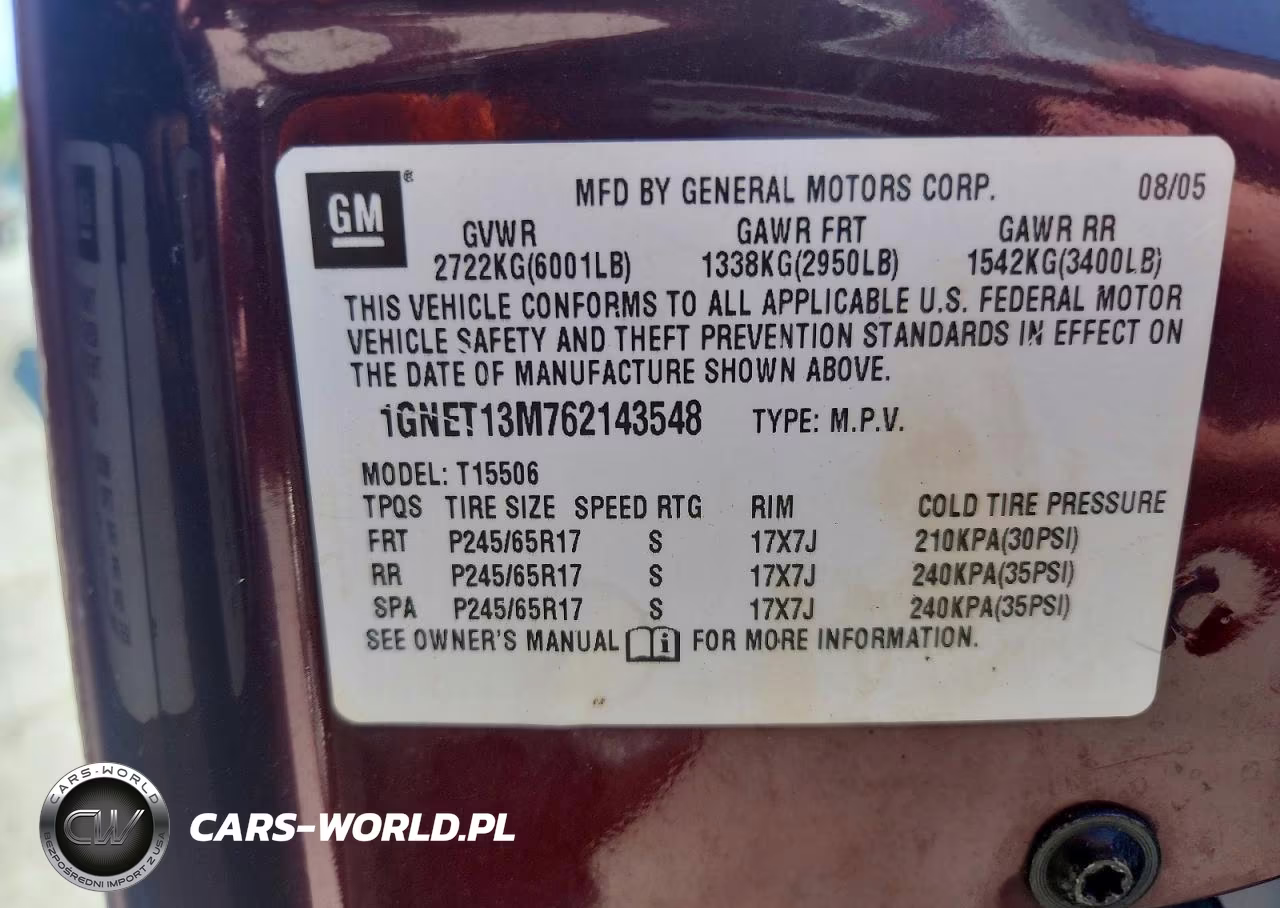 2006 Chevrolet Trailblazer Ls VIN:1GNET13M762143548 - 14