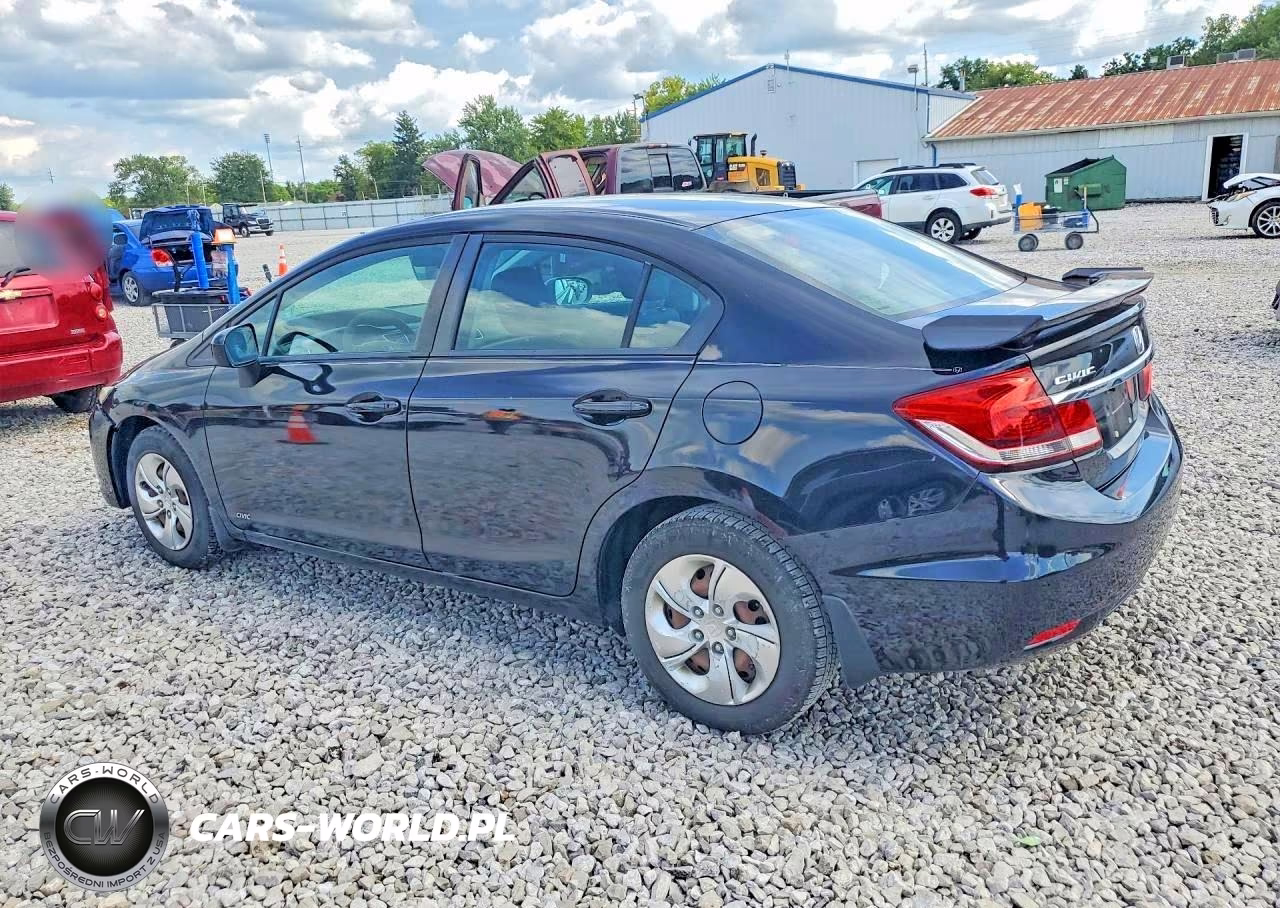2014 Honda Civic Lx VIN:2HGFB2F58EH502262 - 2