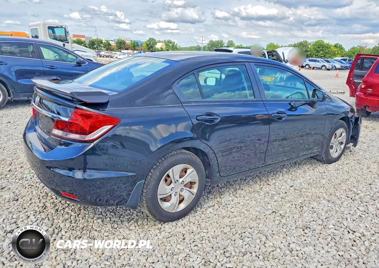 2014 Honda Civic Lx VIN:2HGFB2F58EH502262 - 3