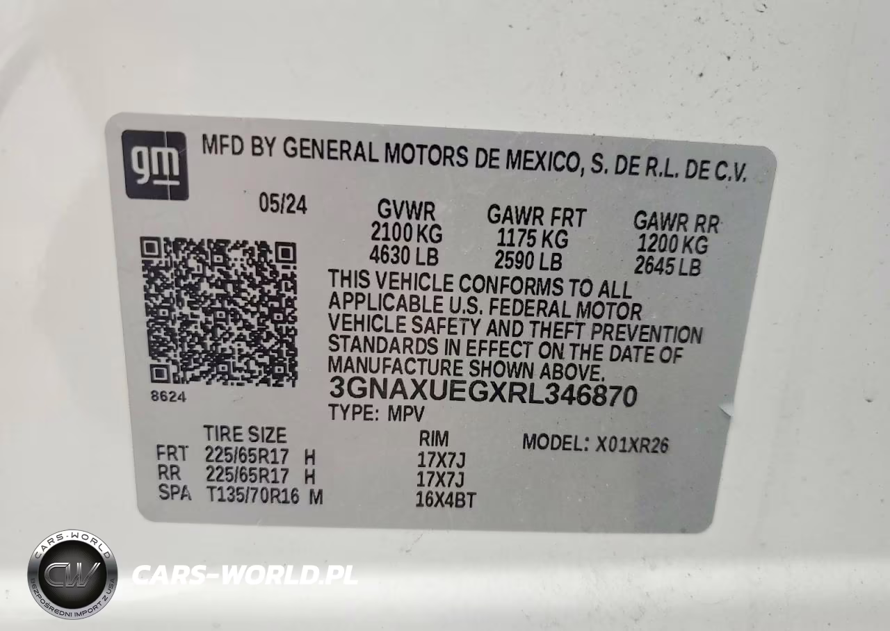 2024 Chevrolet Equinox Lt VIN:3GNAXUEGXRL346870 - 13