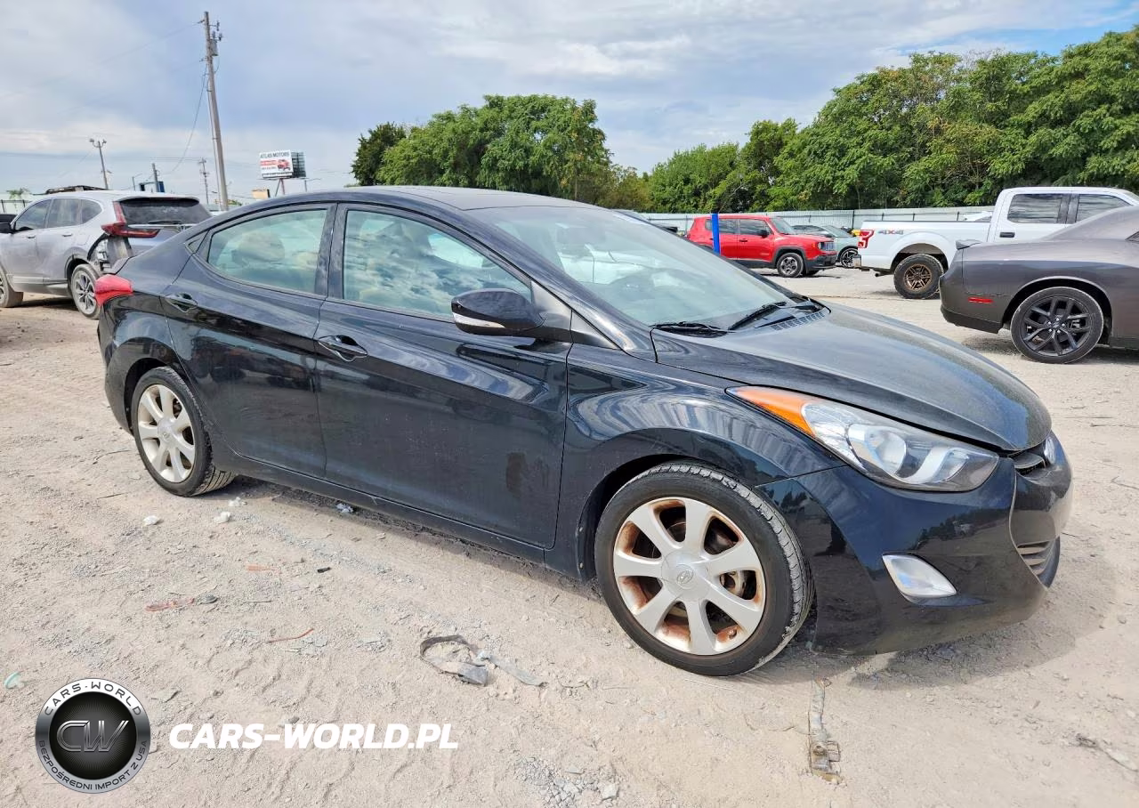 2013 Hyundai Elantra Limited VIN:5NPDH4AE2DH438653 - 4