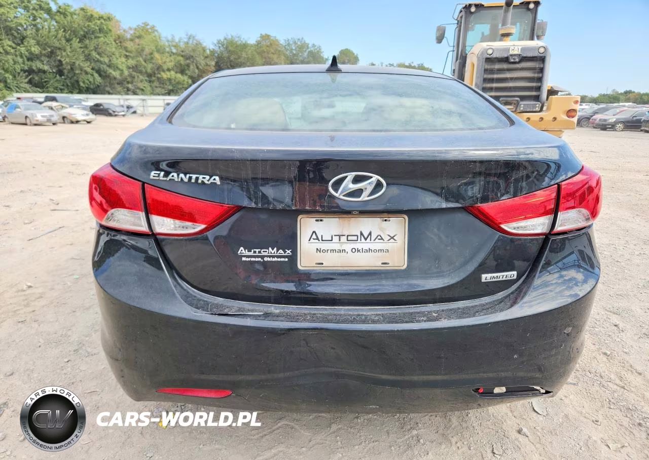 2013 Hyundai Elantra Limited VIN:5NPDH4AE2DH438653 - 6