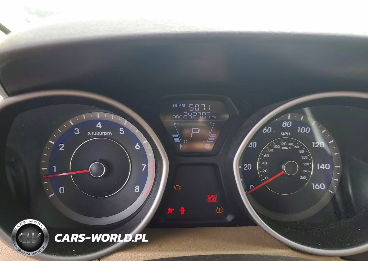 2013 Hyundai Elantra Gls VIN:KMHDH4AE2DU600749 - 9