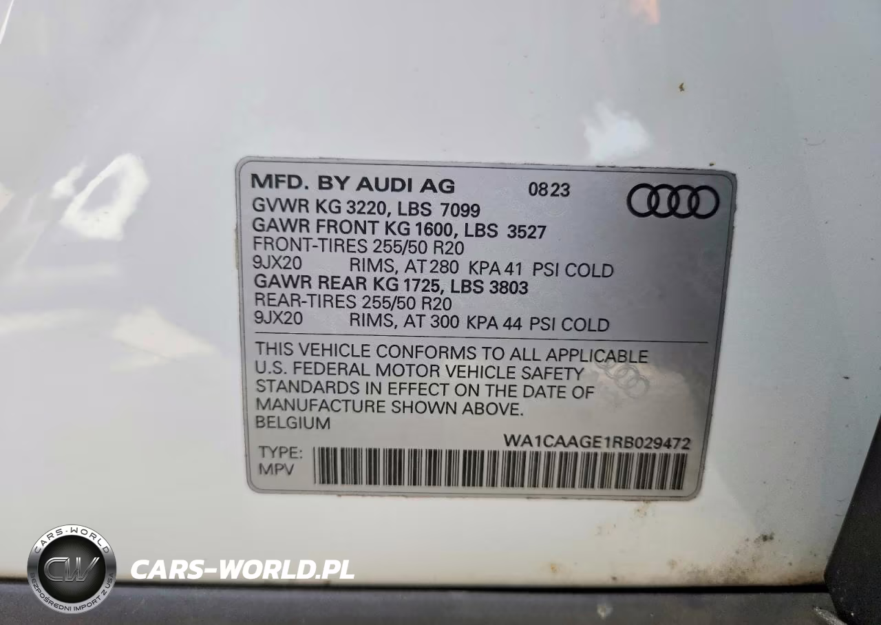 2024 Audi Q8 E-Tron Sportback Premium Plus VIN:WA1CAAGE1RB029472 - 13