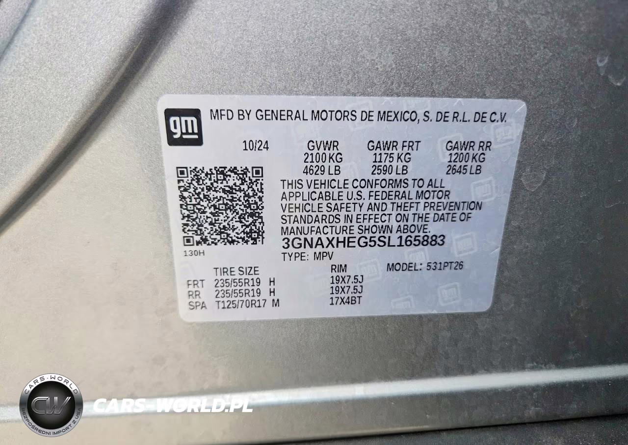 2025 Chevrolet Equinox Lt VIN:3GNAXHEG5SL165883 - 13