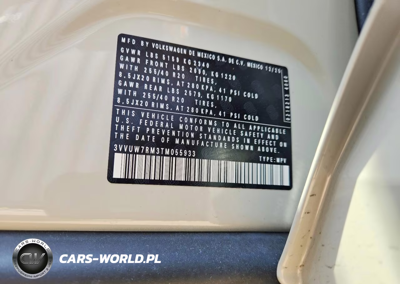 2026 Volkswagen Tiguan Sel R-Line Turbo VIN:3VVUW7RM3TM055933 - 14