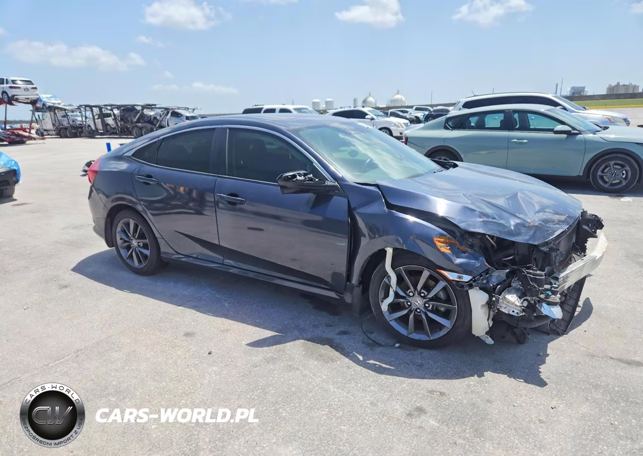 2019 Honda Civic Ex VIN:JHMFC1F34KX014663 - 4