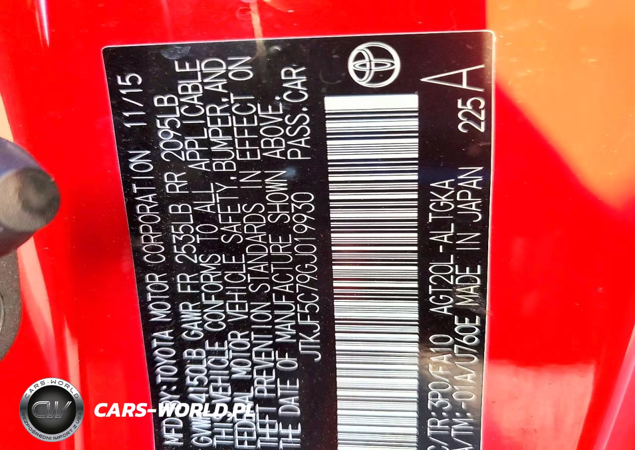 2016 Scion Tc Base VIN:JTKJF5C79GJ019930 - 13