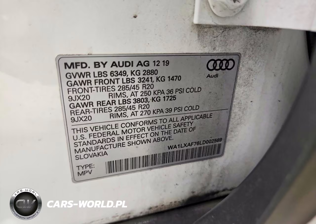2020 Audi Q7 Premium Plus VIN:WA1LXAF76LD002569 - 13