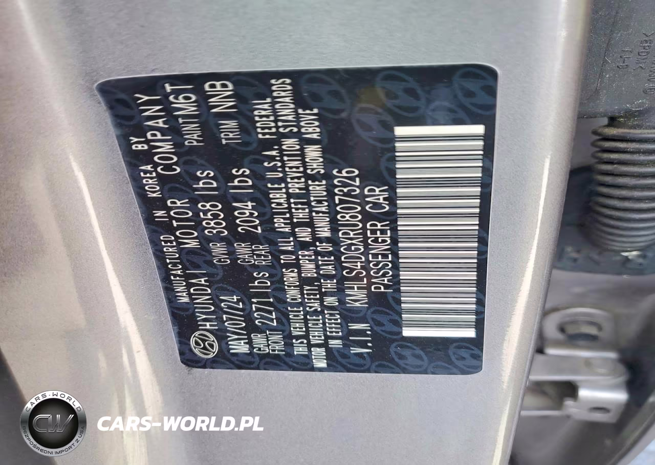 2024 Hyundai Elantra Sel VIN:KMHLS4DGXRU807326 - 12