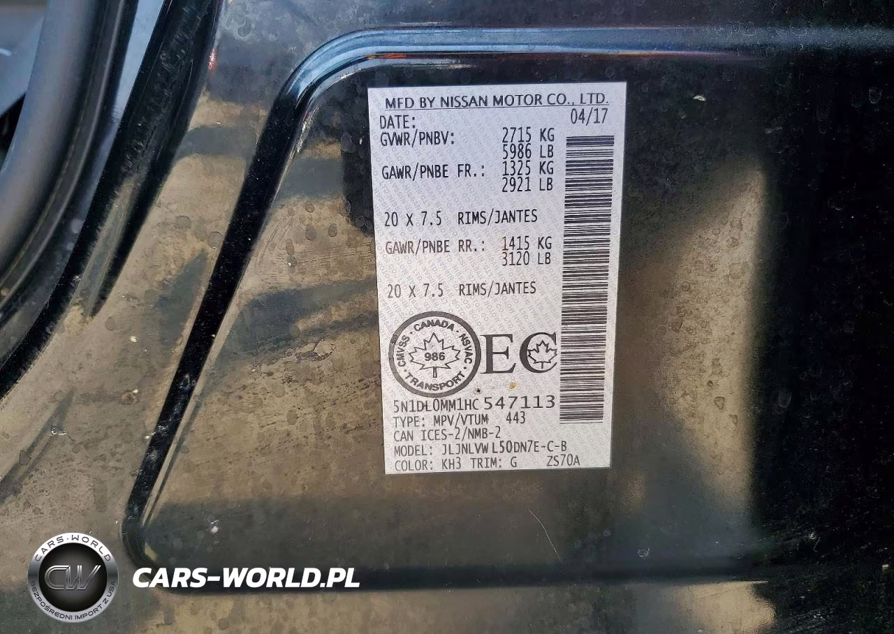 2017 Infiniti Qx60 Base VIN:5N1DL0MM1HC547113 - 14