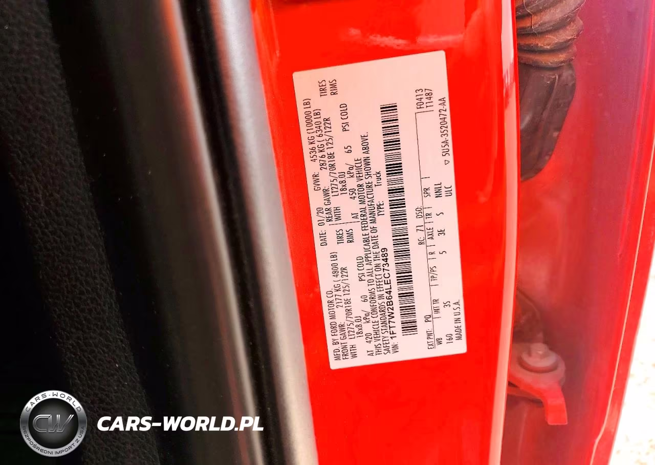 2020 Ford F-250 VIN:1FT7W2B64LEC73489 - 13