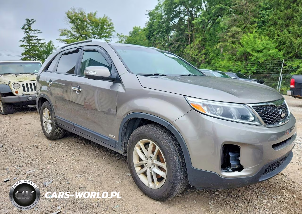 2014 Kia Sorento Lx VIN:5XYKTCA62EG464817 - 4