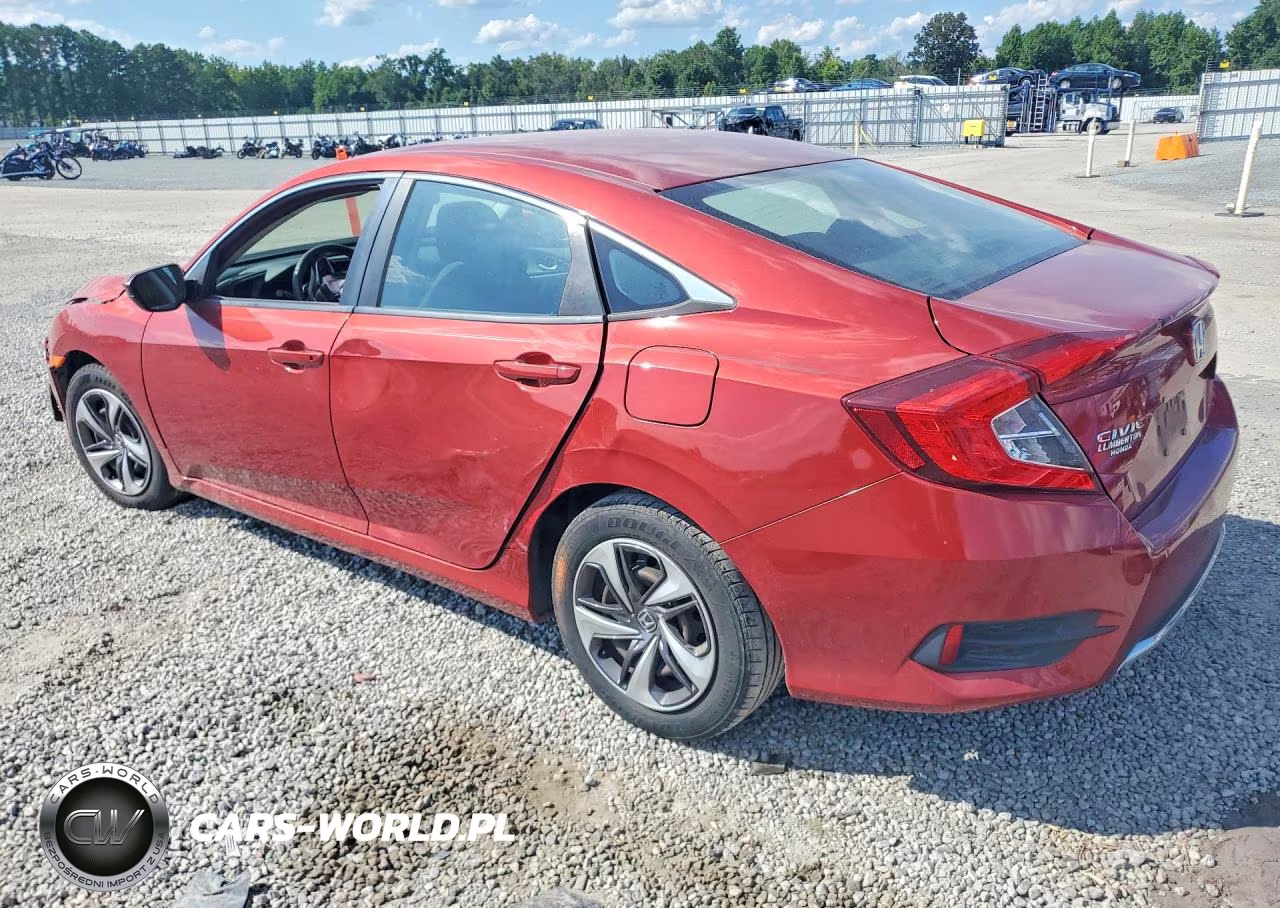 2020 Honda Civic Lx VIN:19XFC2F66LE009631 - 2