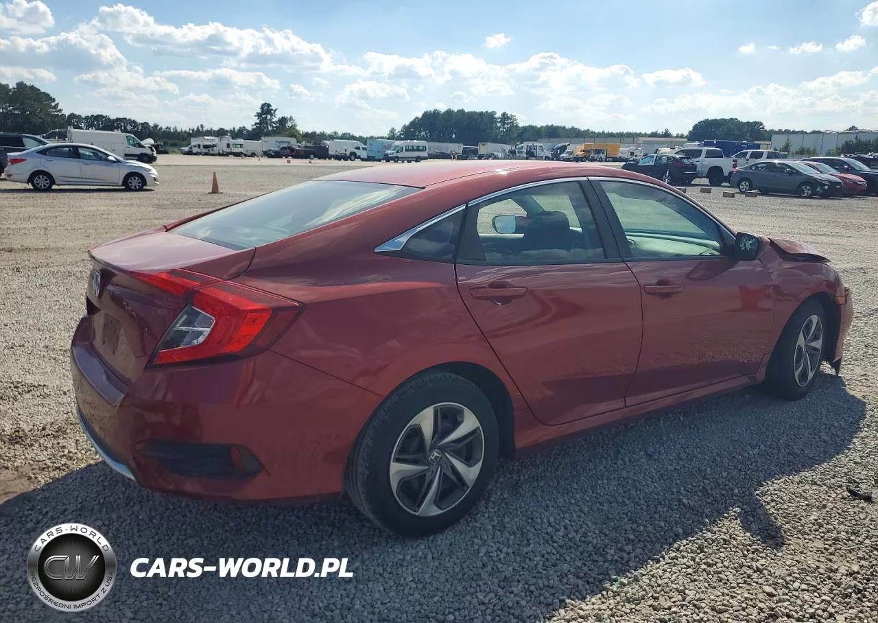 2020 Honda Civic Lx VIN:19XFC2F66LE009631 - 3