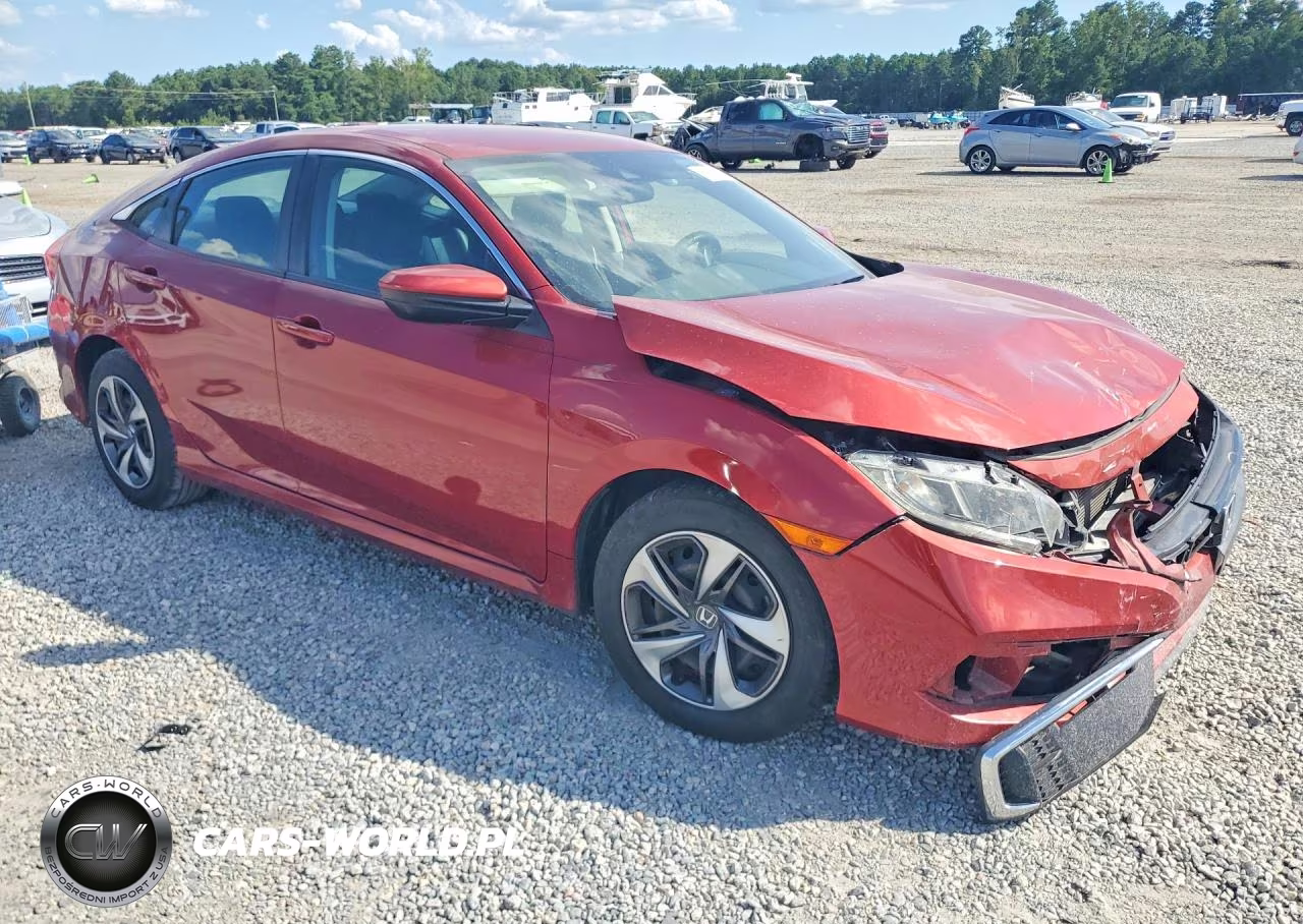 2020 Honda Civic Lx VIN:19XFC2F66LE009631 - 4