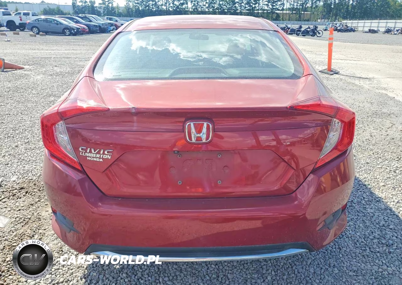 2020 Honda Civic Lx VIN:19XFC2F66LE009631 - 6