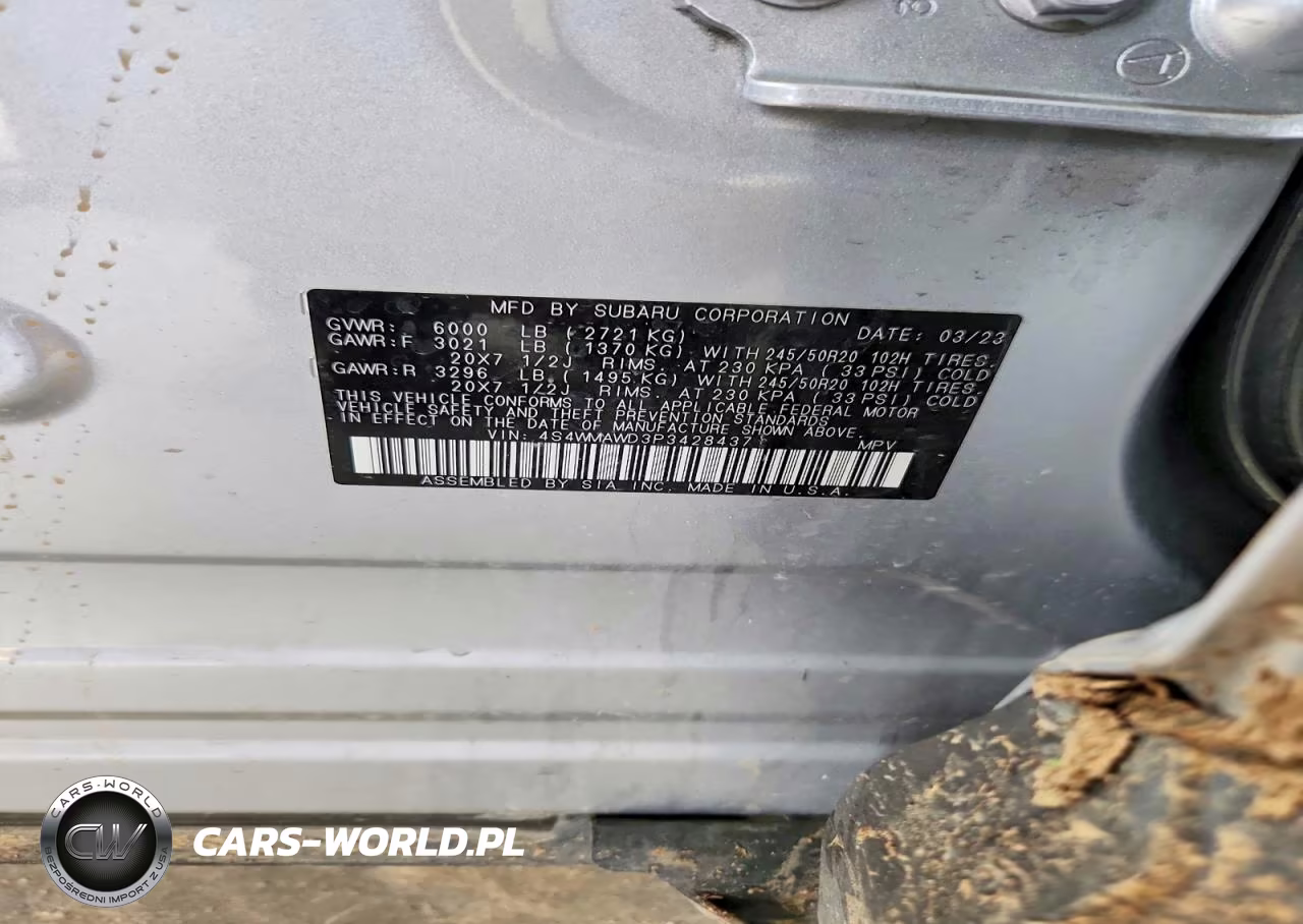 2023 Subaru Ascent Touring VIN:4S4WMAWD3P3428437 - 13