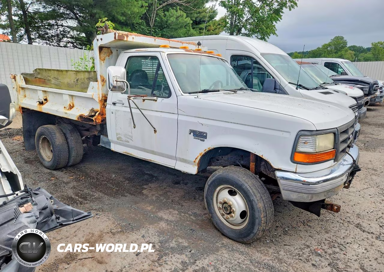 1997 Ford F350 Super Duty Dump Truck VIN:3FEKF38F3VMA60741 - 4