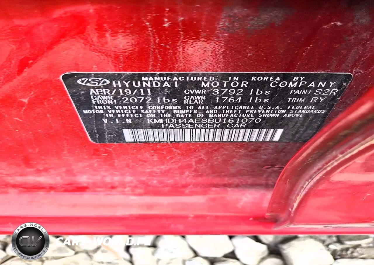 2011 Hyundai Elantra Limited VIN:KMHDH4AE8BU161070 - 12