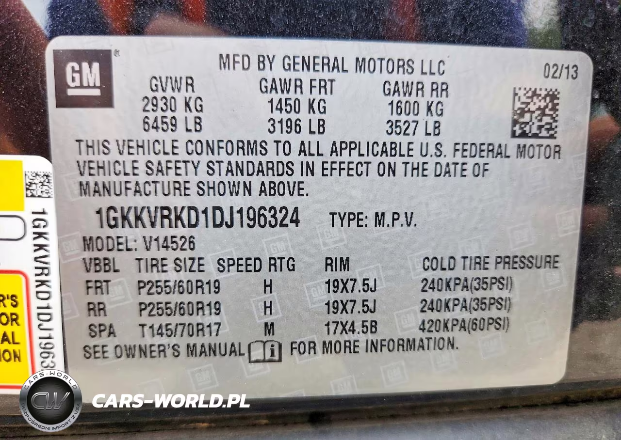 2013 GMC Acadia Slt-1 VIN:1GKKVRKD1DJ196324 - 13