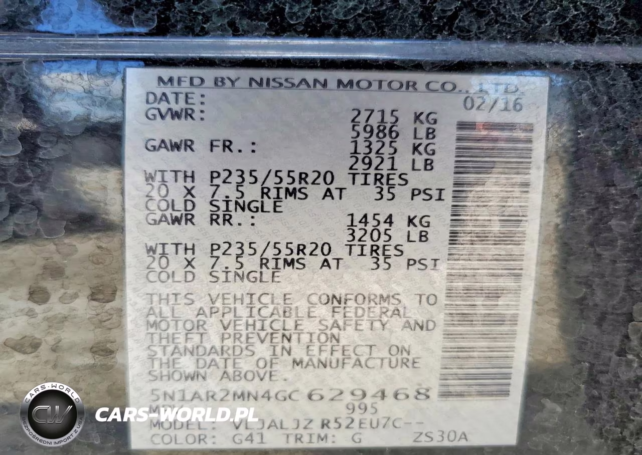 2016 Nissan Pathfinder Platinum VIN:5N1AR2MN4GC629468 - 13