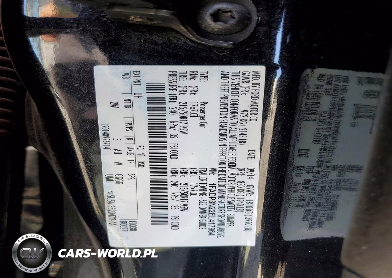 2014 Ford Focus Titanium VIN:1FADP3N22EL417964 - 12