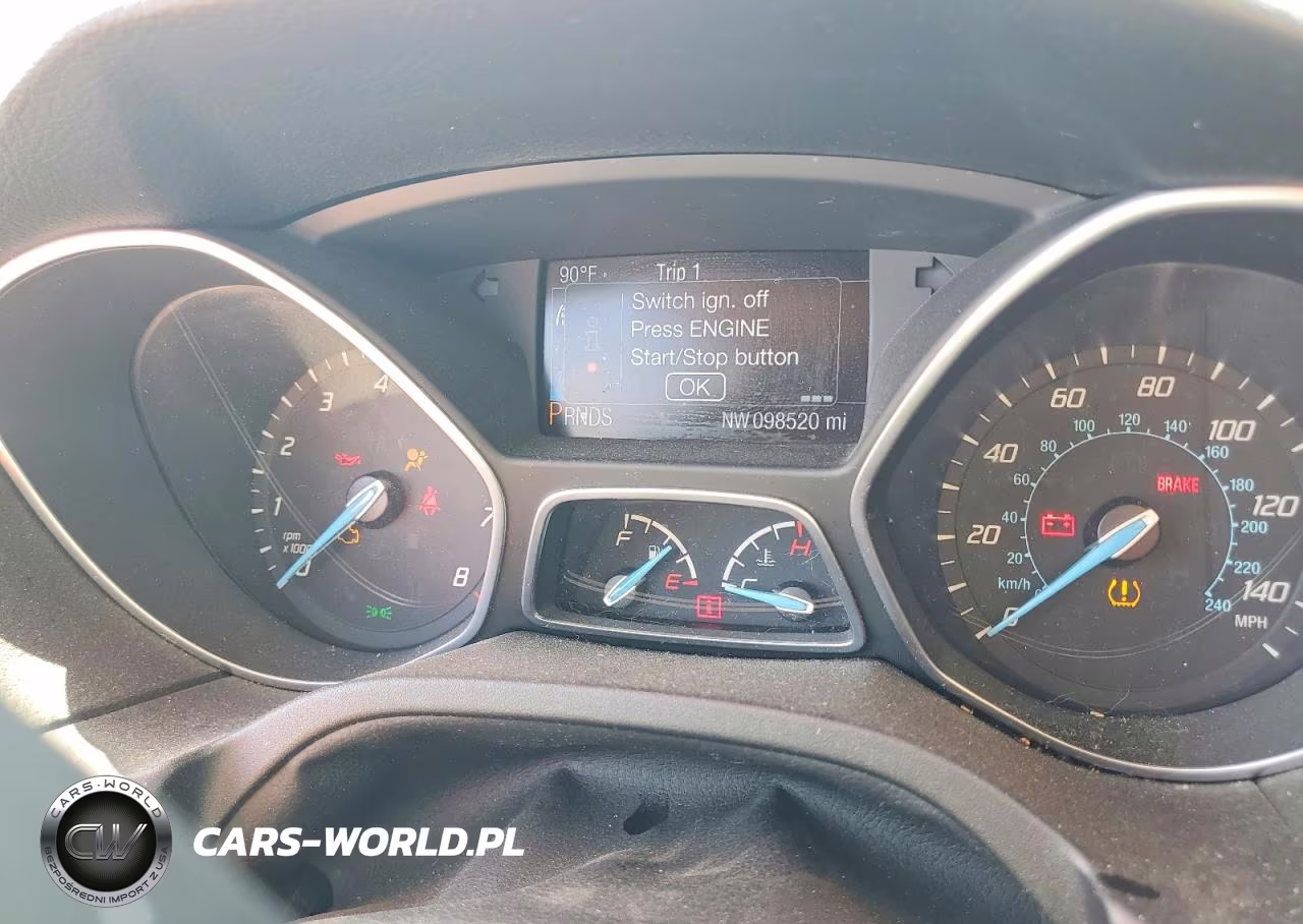 2014 Ford Focus Titanium VIN:1FADP3N22EL417964 - 9