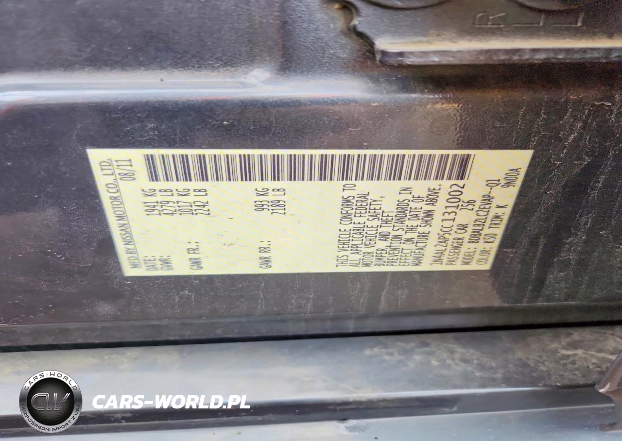 2012 Nissan Altima 2.5 VIN:1N4AL2AP5CC131002 - 12