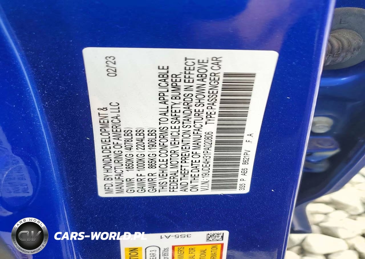 2023 Acura Integra A-Spec VIN:19UDE4H31PA020806 - 12