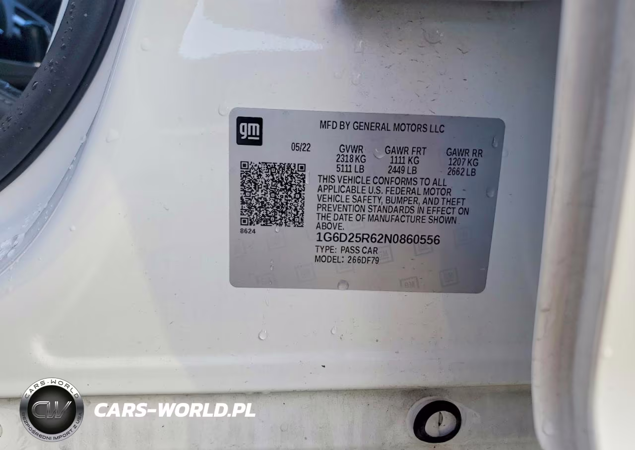 2022 Cadillac Ct5-V Blackwing VIN:1G6D25R62N0860556 - 12
