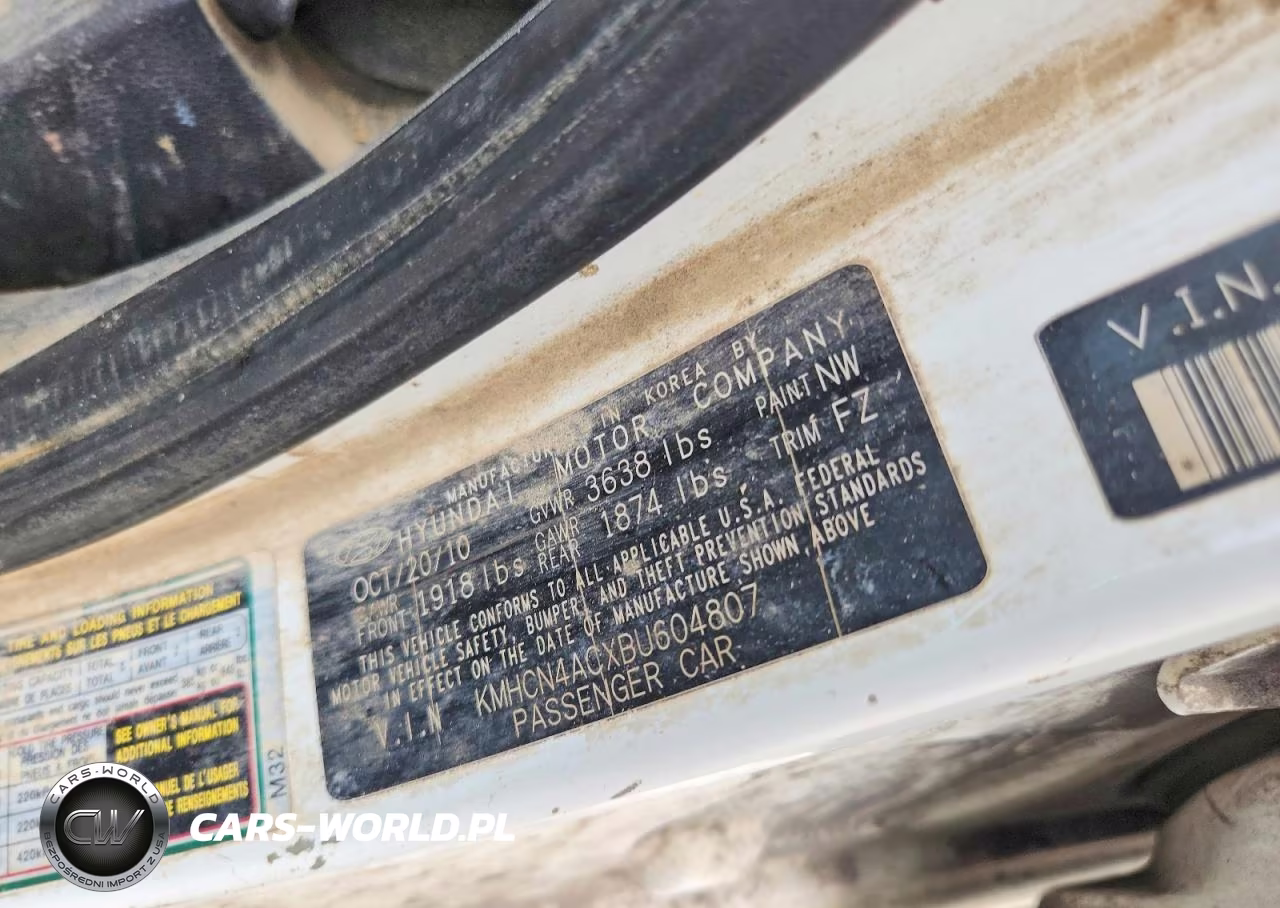 2011 Hyundai Accent Gls VIN:KMHCN4ACXBU604807 - 12