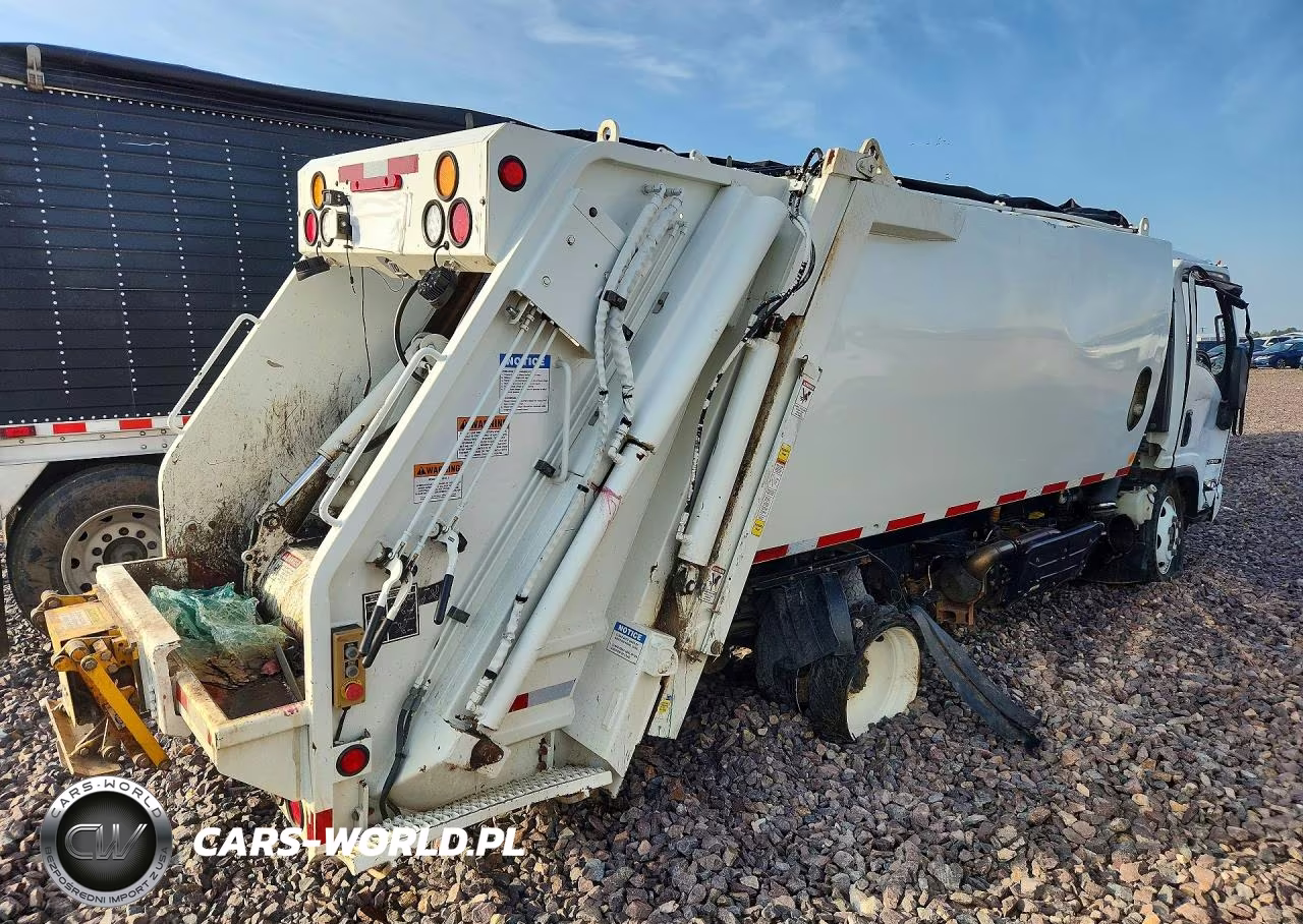 2022 Isuzu Nrr Packer Garbage Truck VIN:JALE5W164N7302269 - 3