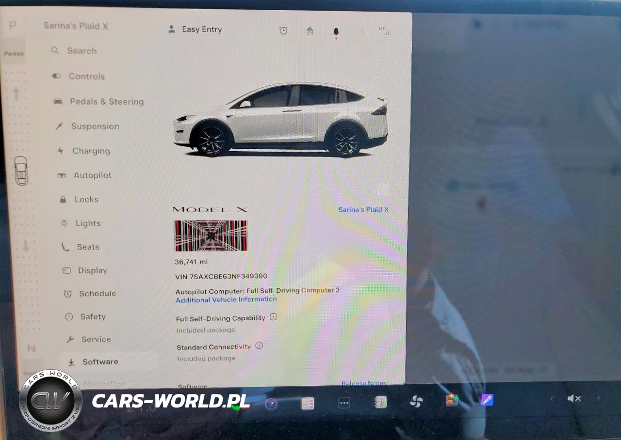 2022 Tesla Model X Plaid Tri Motor All-Wheel Drive VIN:7SAXCBE63NF349390 - 9
