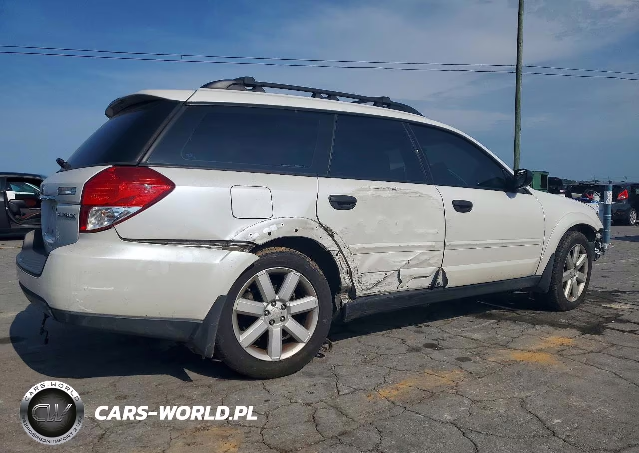 2008 Subaru Outback 2.5I VIN:4S4BP61C887350636 - 3