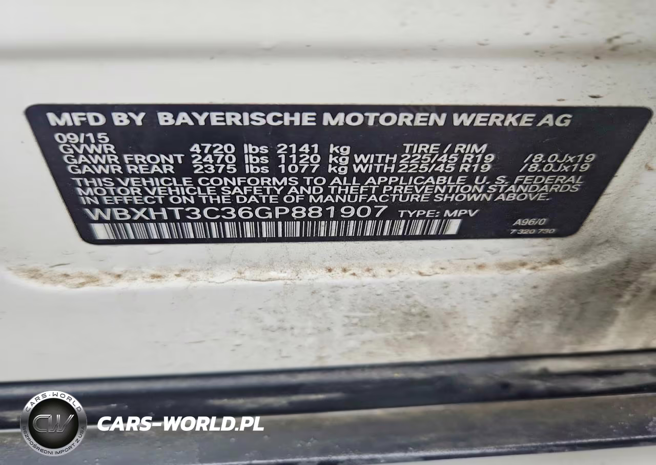 2016 BMW X1 xDrive28I VIN:WBXHT3C36GP881907 - 13