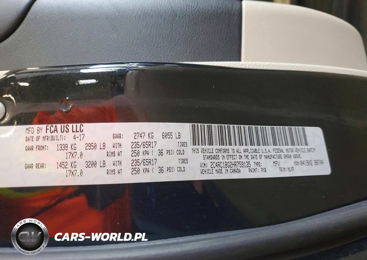 2017 Chrysler Pacifica Touring L VIN:2C4RC1BG2HR759135 - 13