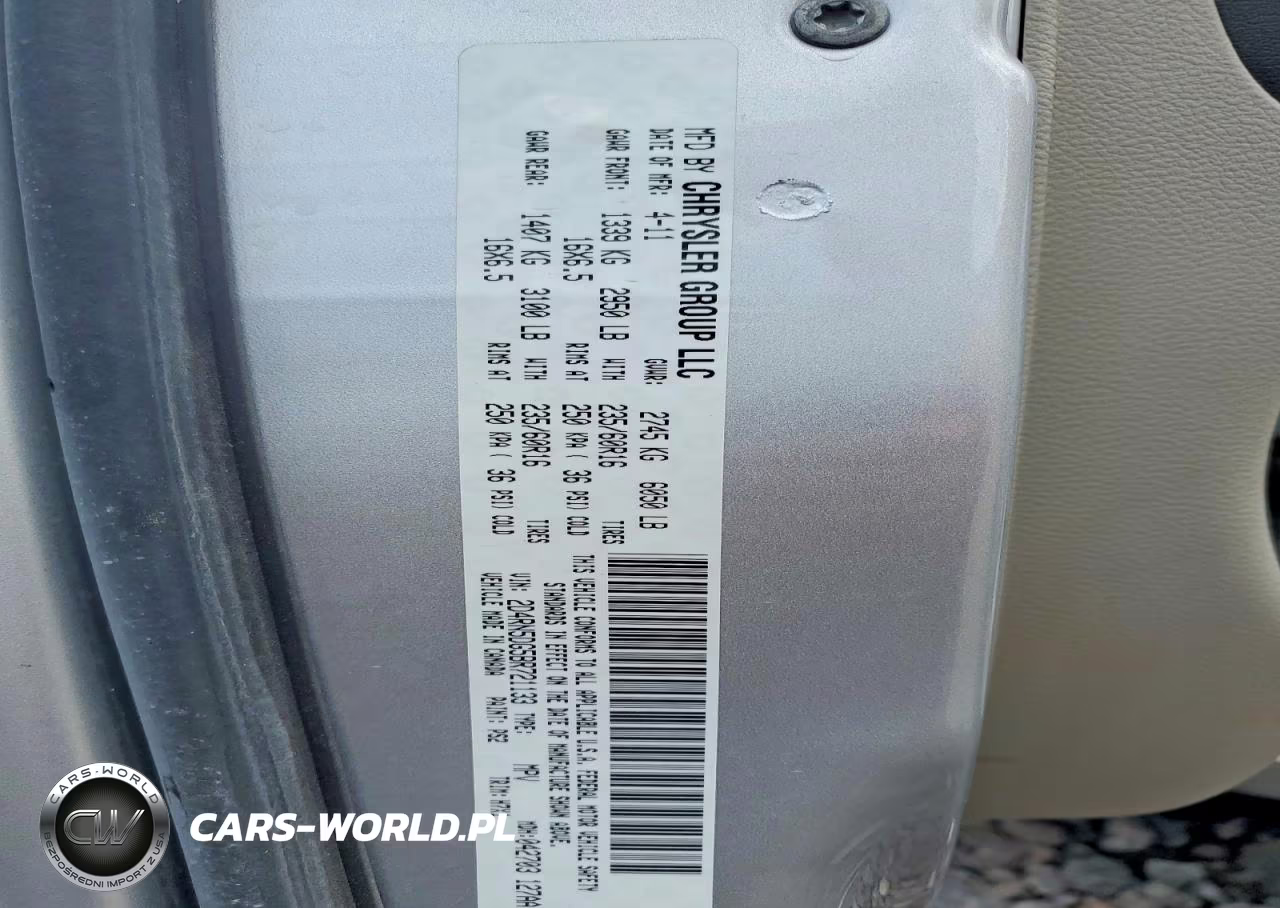 2011 Dodge Grand Caravan Crew VIN:2D4RN5DG5BR721133 - 14