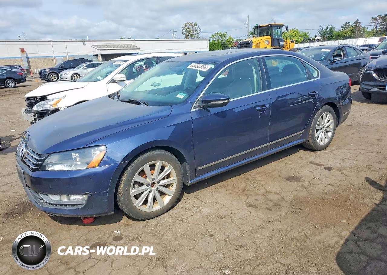 2012 Volkswagen Passat Sel VIN:1VWCP7A3XCC004096 - 1