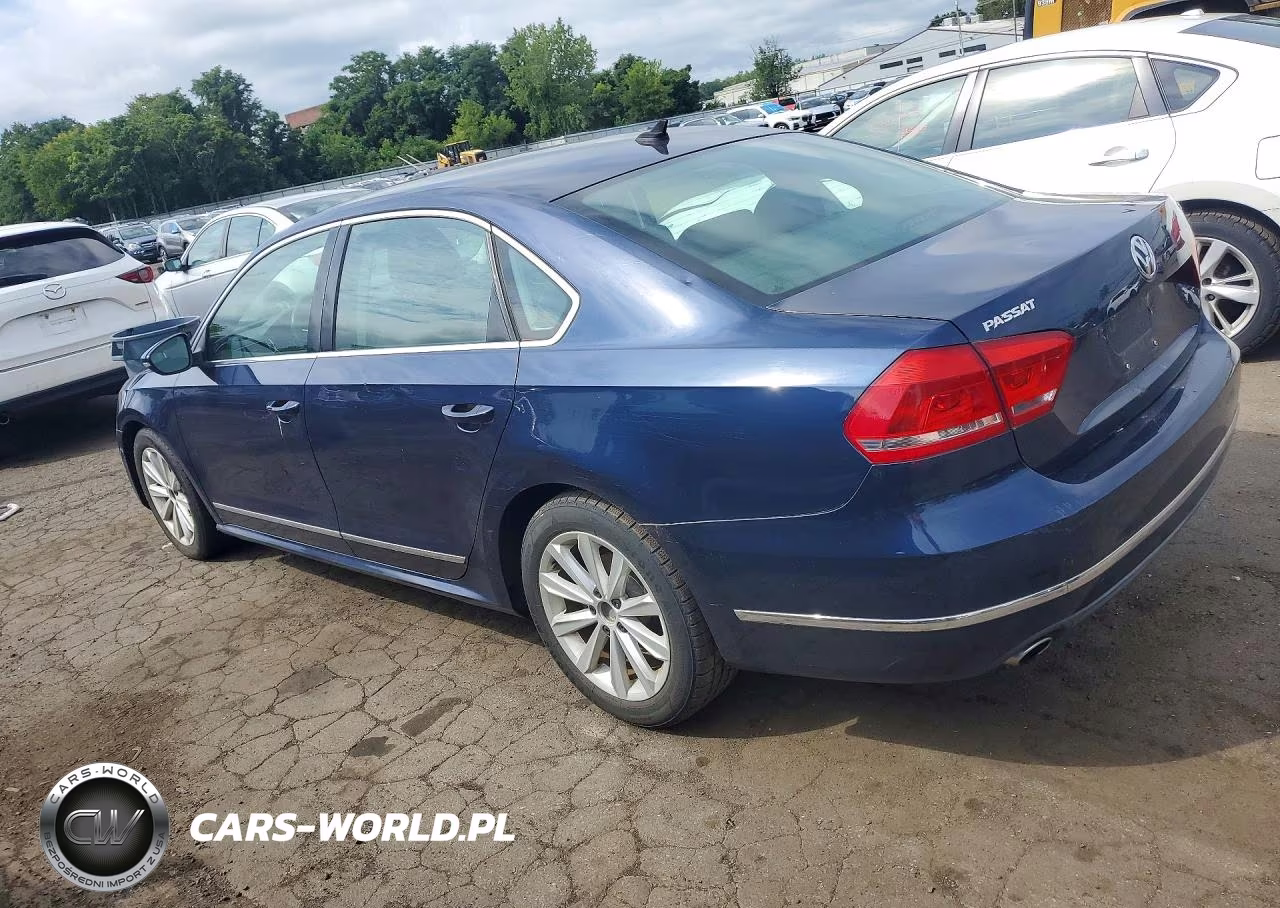 2012 Volkswagen Passat Sel VIN:1VWCP7A3XCC004096 - 2