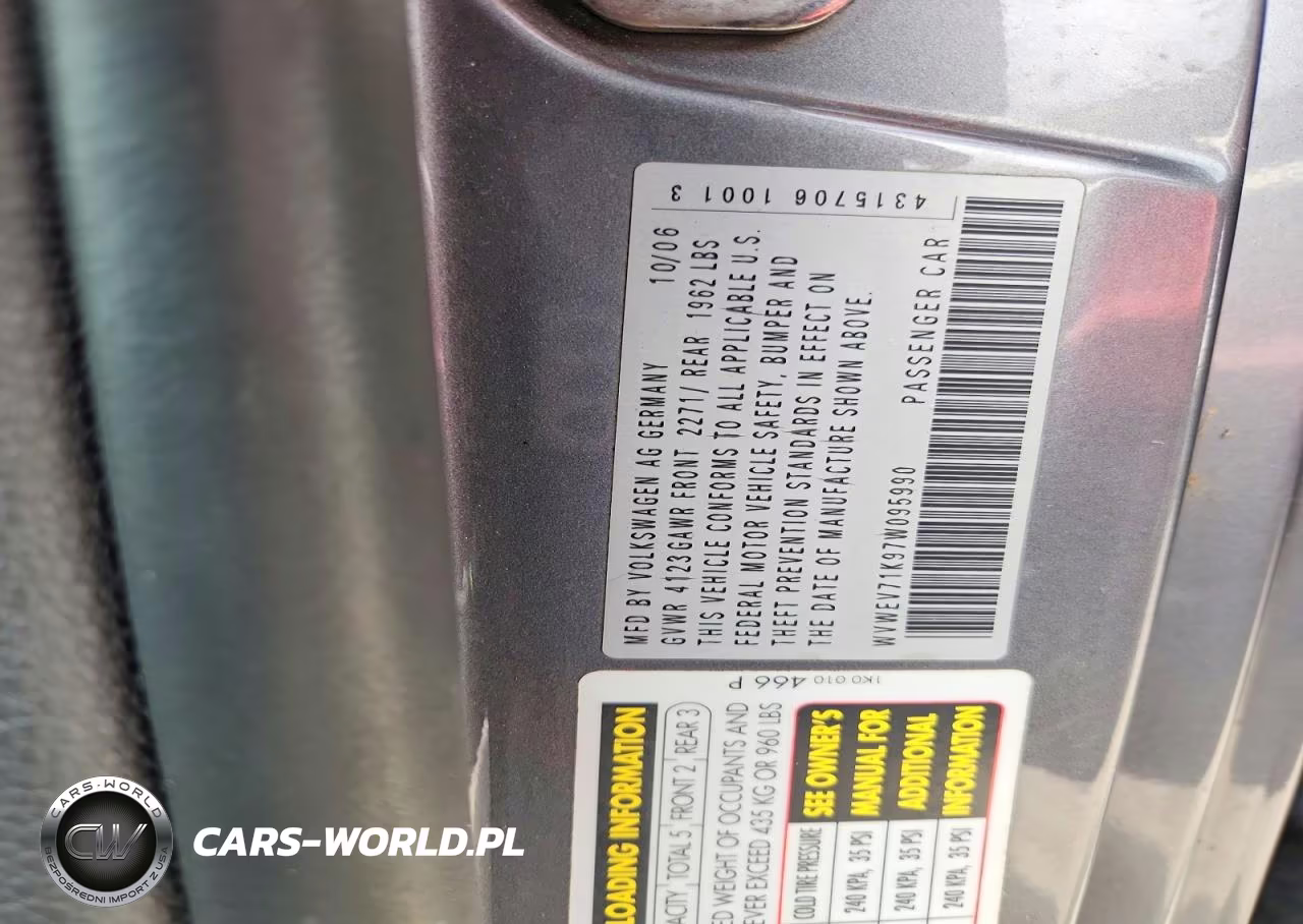 2007 Volkswagen New Gti VIN:WVWEV71K97W095990 - 13