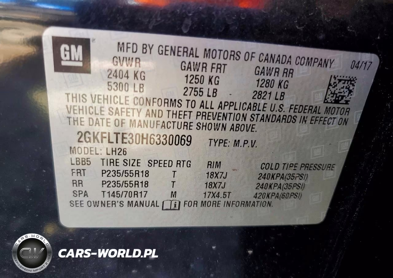 2017 GMC Terrain Sle VIN:2GKFLTE30H6330069 - 14