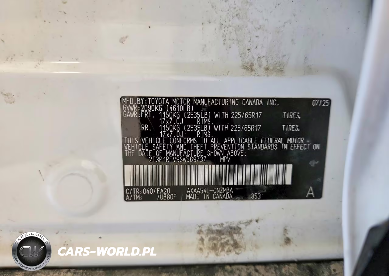 2025 Toyota Rav4 Xle VIN:2T3P1RFV9SW569737 - 13