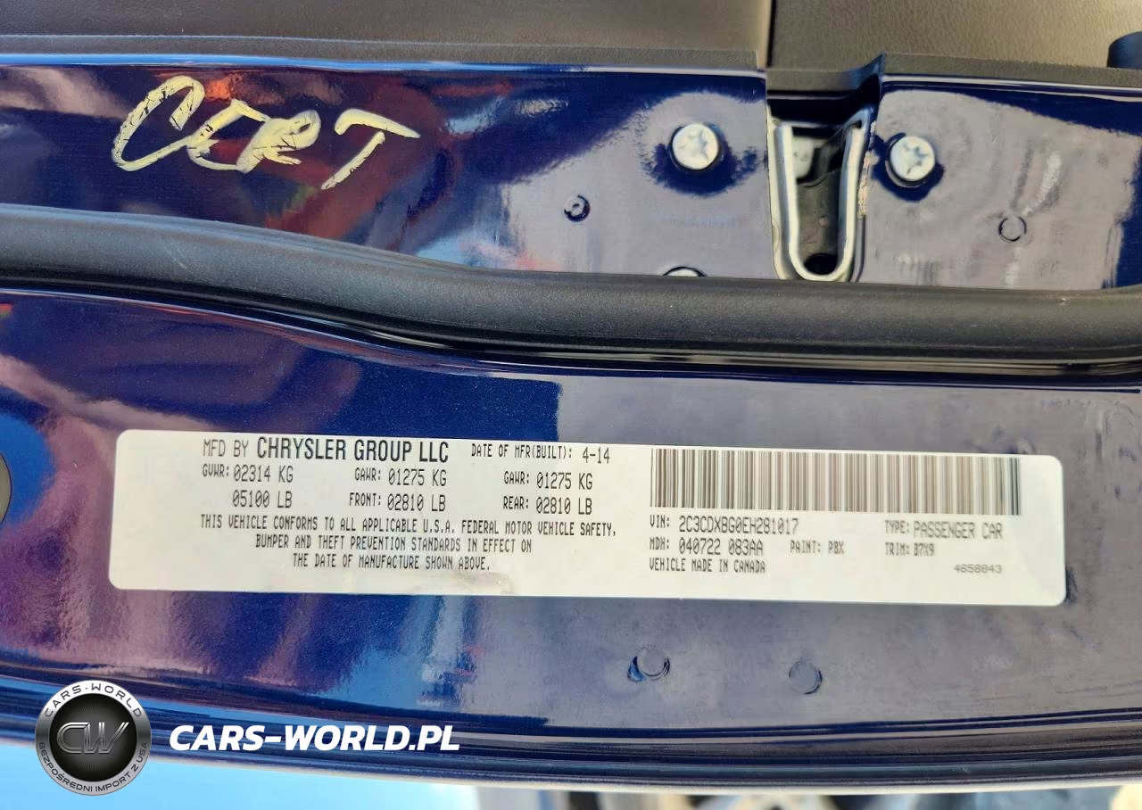 2014 Dodge Charger Se VIN:2C3CDXBG0EH281017 - 12