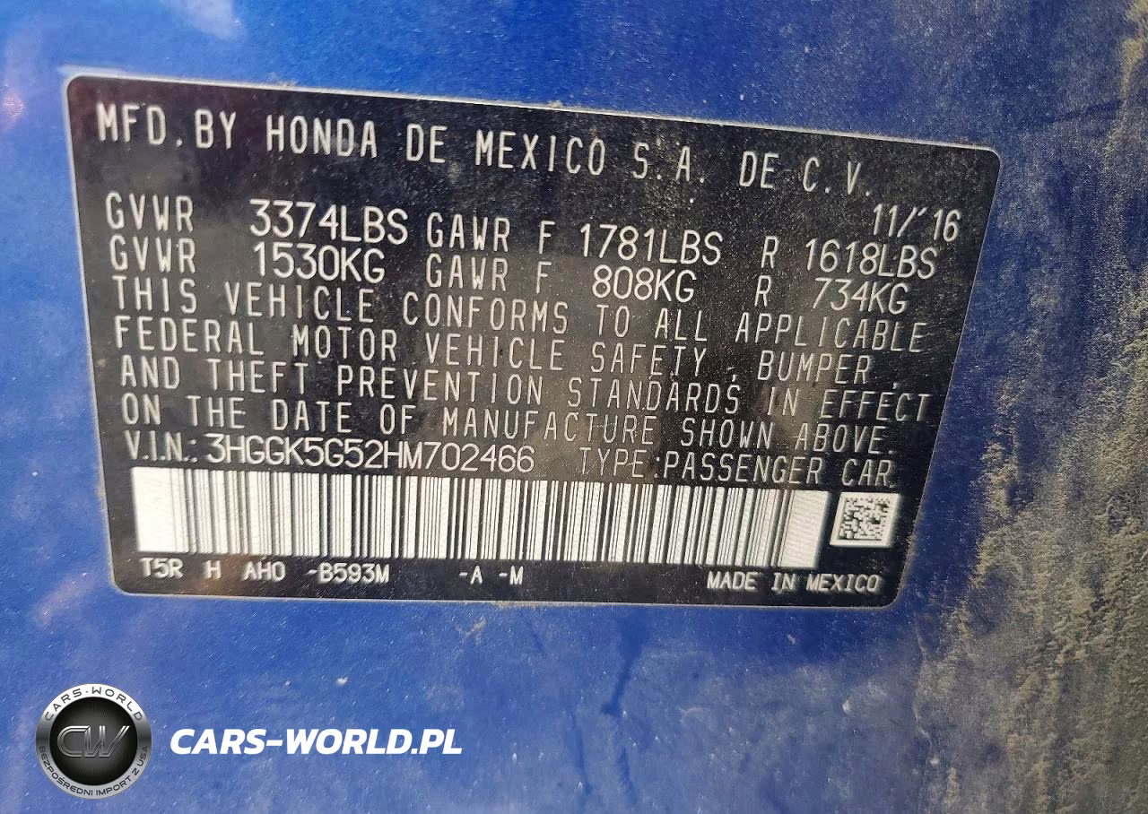 2017 Honda Fit Lx VIN:3HGGK5G52HM702466 - 12
