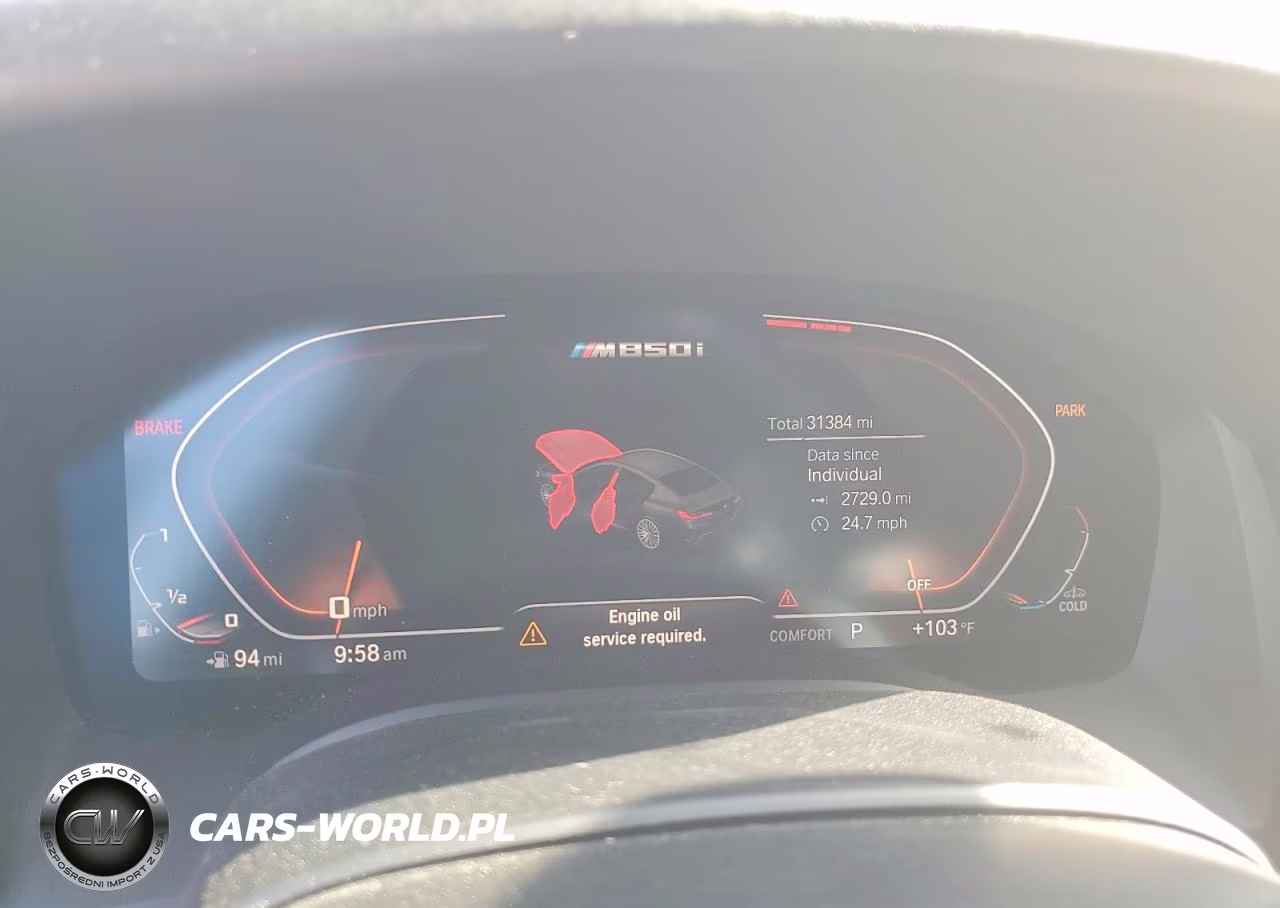 2021 BMW M850Xi VIN:WBAGV8C08MCF68611 - 9