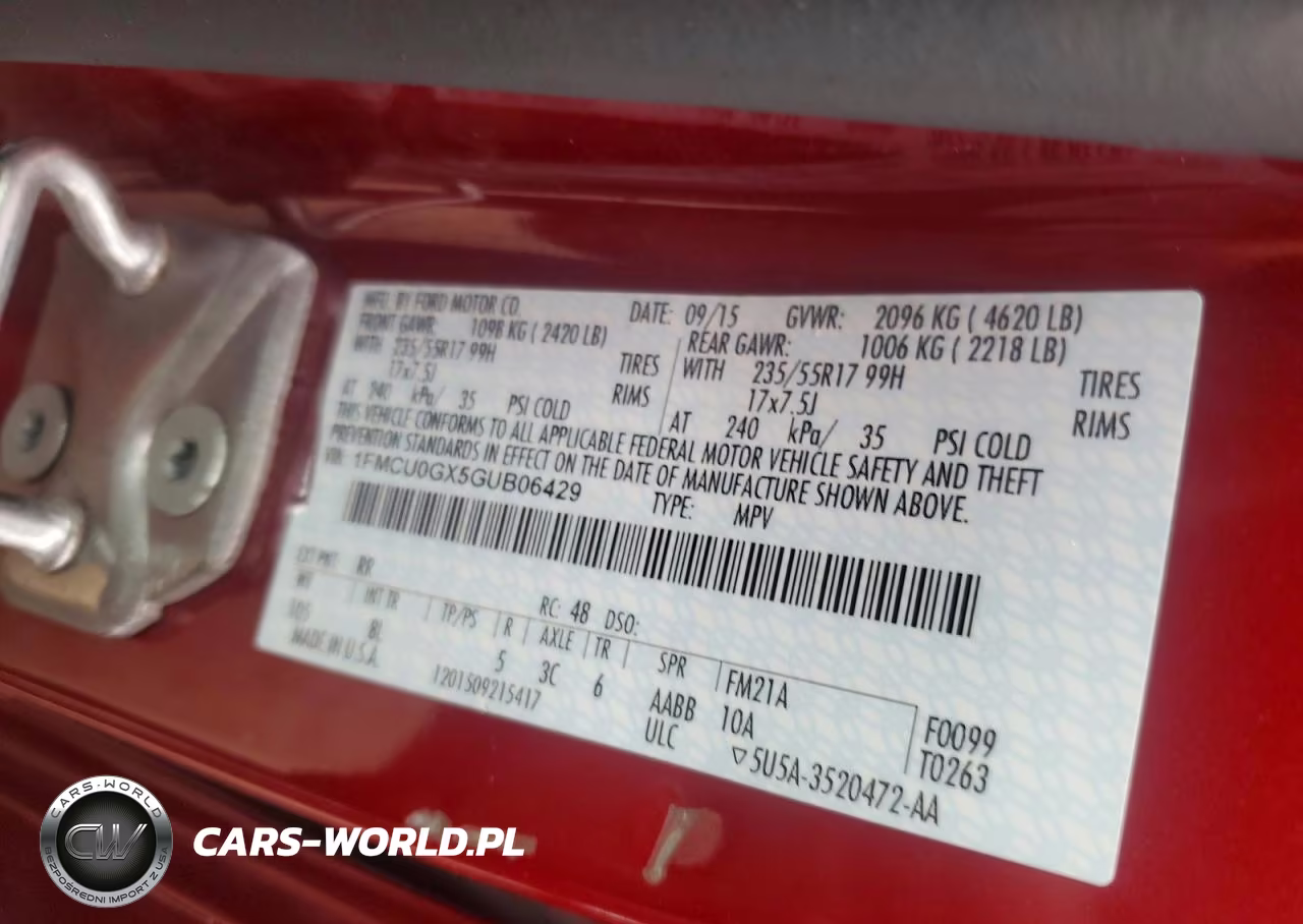 2016 Ford Escape Se VIN:1FMCU0GX5GUB06429 - 13