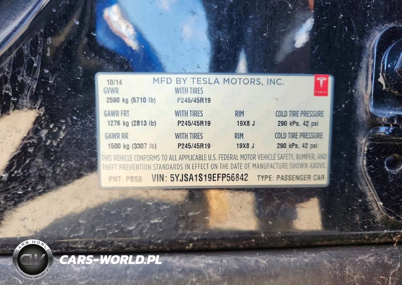 2014 Tesla Model S VIN:5YJSA1S19EFP56842 - 12